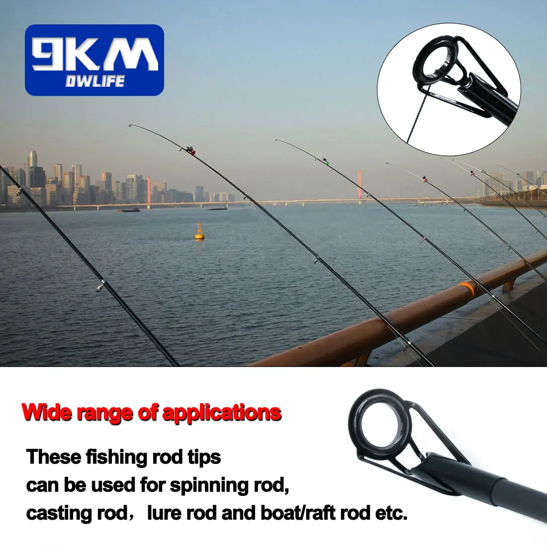Stainless Steel Fishing Rod Tip Guides