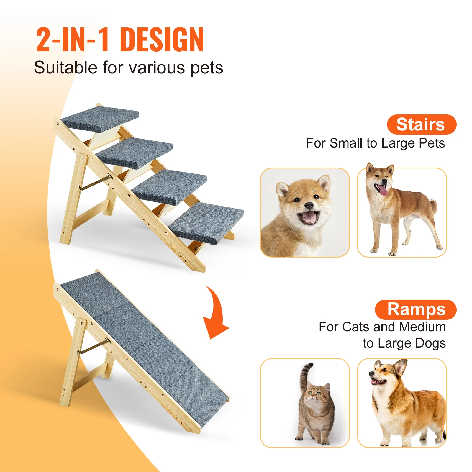 Wooden Pet Steps 3