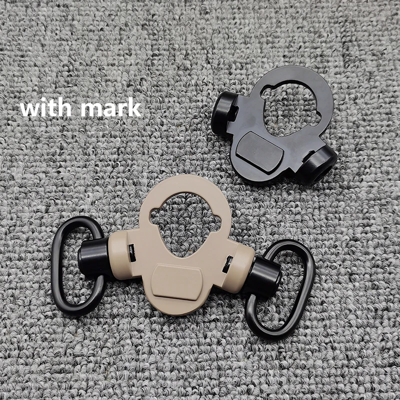 Tactical AEG Rear Clip Strap Strap Buckle QD Sling Mount Push Botton Adapter Fit For M4 M16