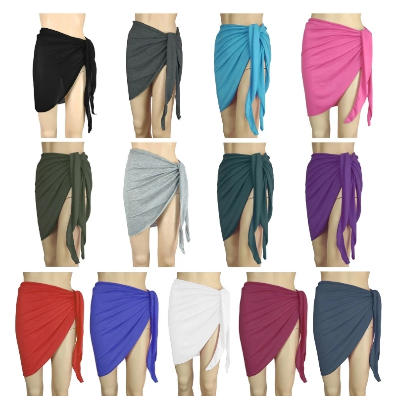 77Hc Pareo-Copricostume Da Donna Costume Da Bagno Costume Da Bagno Gonna Avvolgente Beach-Bikini Copricostume Costumi Da Bagno
