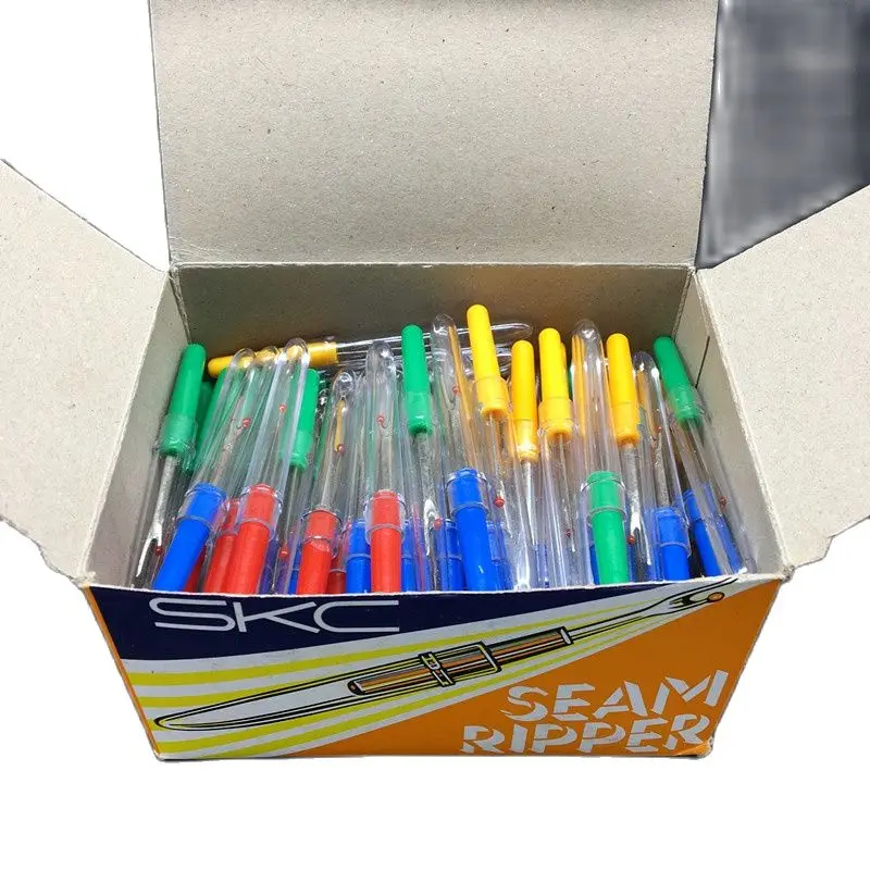 100 Adet Plastik Saplı Dikiş Ripper Dikiş Ripper Dikiş Aracı Ripper 109R Dikiş Ripper Iplik Kesici Dikiş Aracı