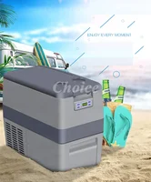 25/30L Car Refrigerator Mini Fridge Small Freezer 12V Compressor Portable Cooler 220V 12v car Mini Refrigerator 2