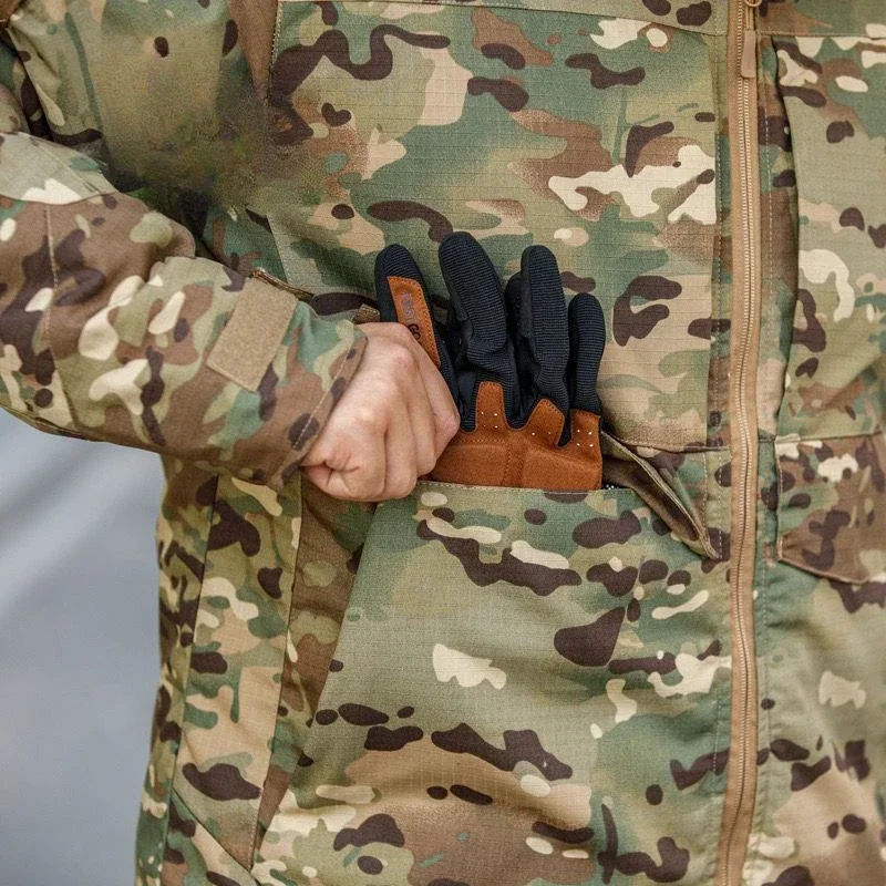 Winter Men Tactical Thicken Warm Jacket Windproof Waterproof Camouflage Loose Fleece Coats Outdoors Hooded Soft Shell Camo Suit 5