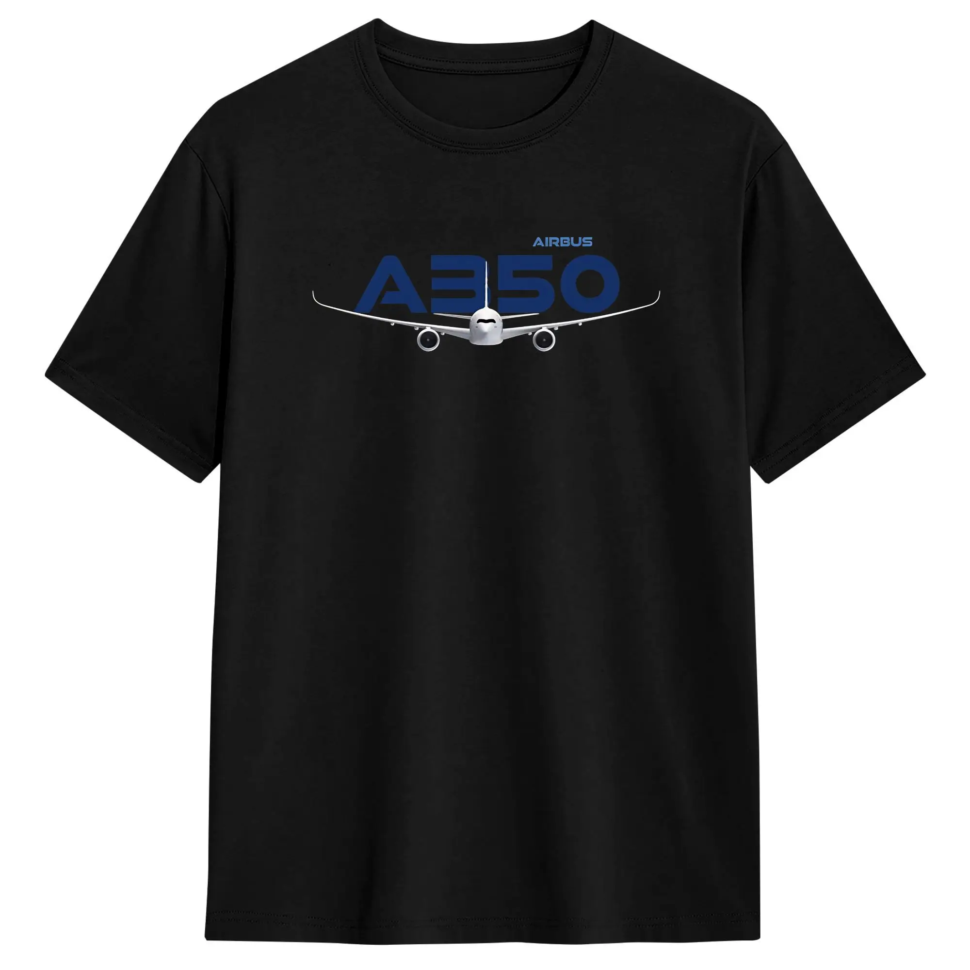 Airbus A350 T-Shirt Herren Vintage T-Shirts Sommer Rundhals Freizeit T-Shirt Bestseller Übergroße Oberteile