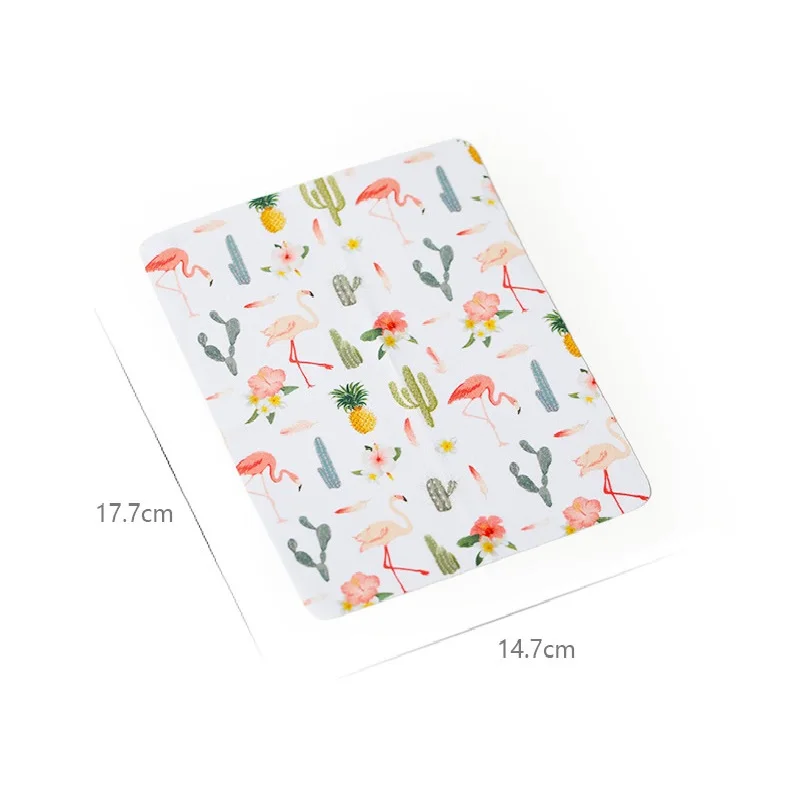 5 pcs/lot High quality Flamingo Glasses Cleaner 175*145mm Microfiber Glasses Cleaning Cloth For Lens Phone Screen Cleaning Wipes 5