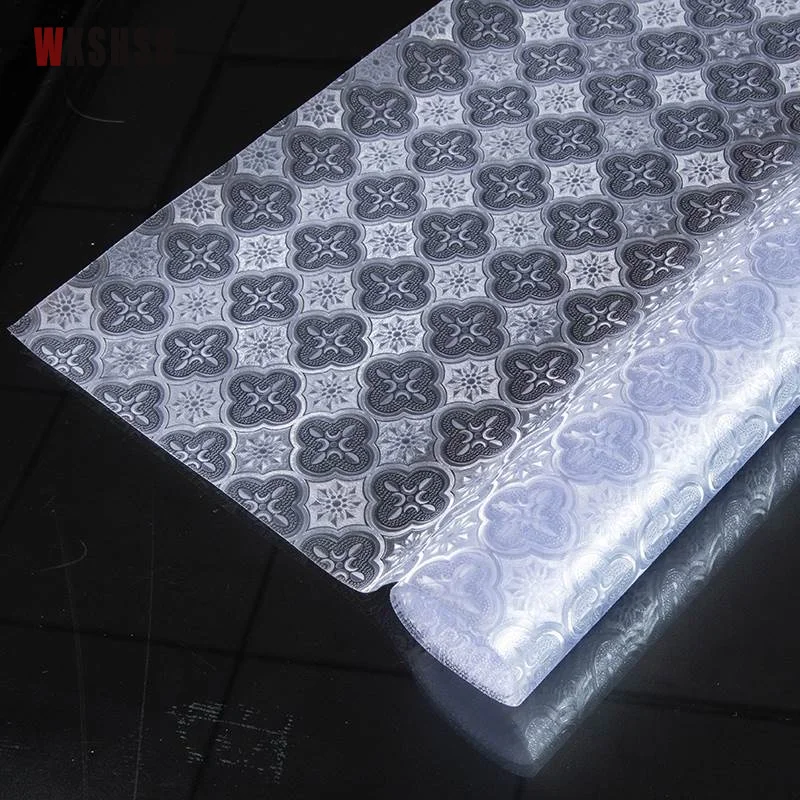 3D Retro Begonia Flower Static Clin GLASS FILM Privacy Stickers Decorative Film on the Window and Glue-free DECOR HOME DECOR