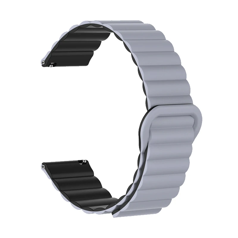 Silicone Magnetic Loop Band, 20mm & 22mm