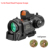 Wide Angle 1x-4x Fixed Dual Purpose Tactical Rifle Scope With Mini Red Dot Scope Red Dot Sight Rubber Covers Black/Tan