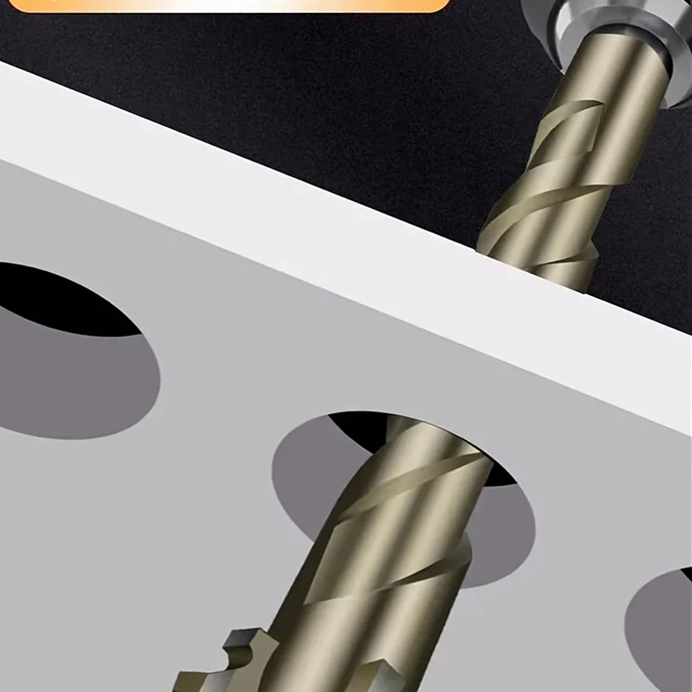 Drill Bit Set 7Pcs/set Four Flute Sawtooth Drill Bit For Glass Tile Concrete Metal Drilling Tools High Performance 3-12mm