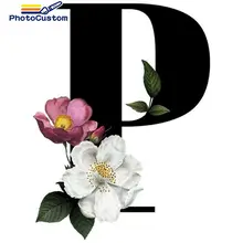 

PhotoCustom DIY Diamond Painting With Square Flowers Diamond Embroidery Full Square p Rhinestones Pictures Diamond Art