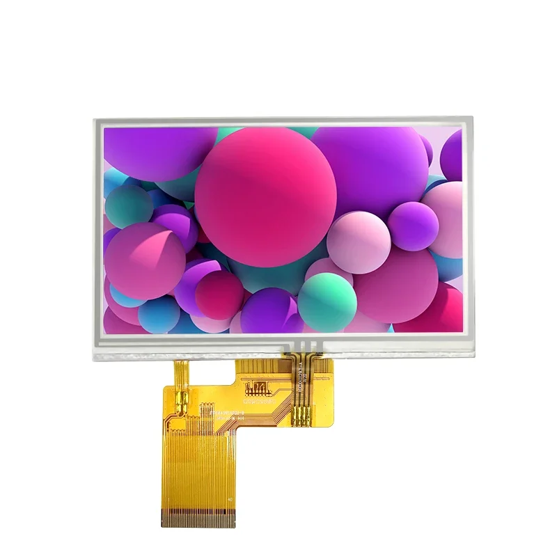 

4.3'' 4.3 inch tft lcd with resistive touch panel with RGB interface lcd display