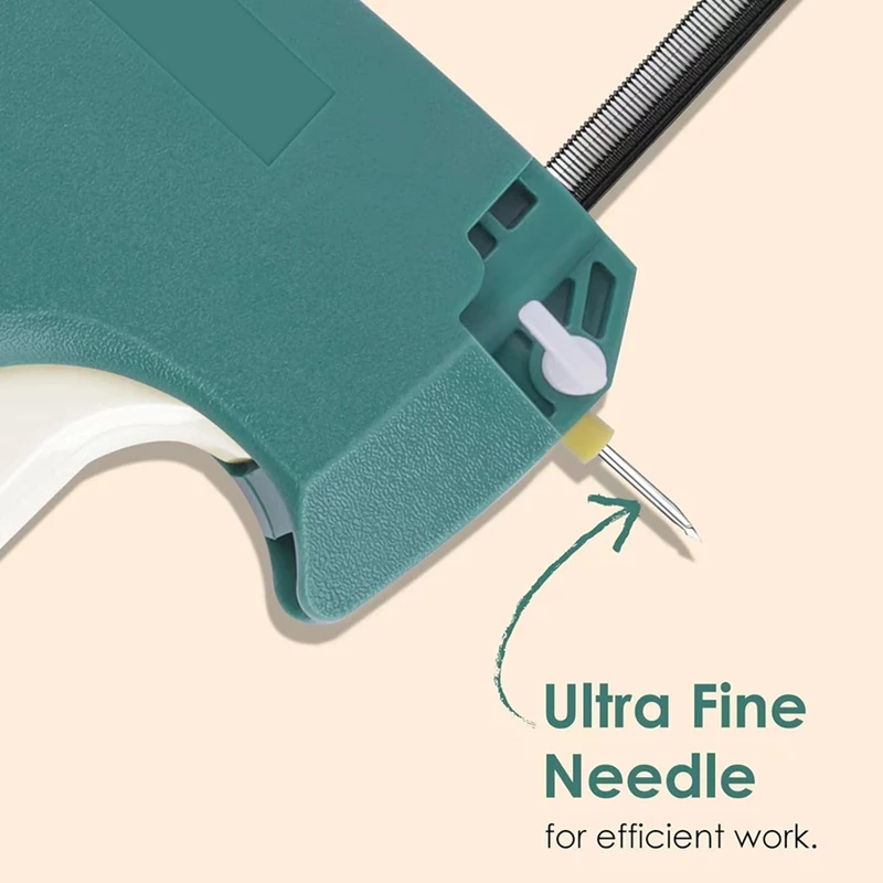 Embroidery machine Fine stitchgun for clothes stitch tagginggun for clothing with 2 fine needles 1500 Black & 1500 White mini fasteners