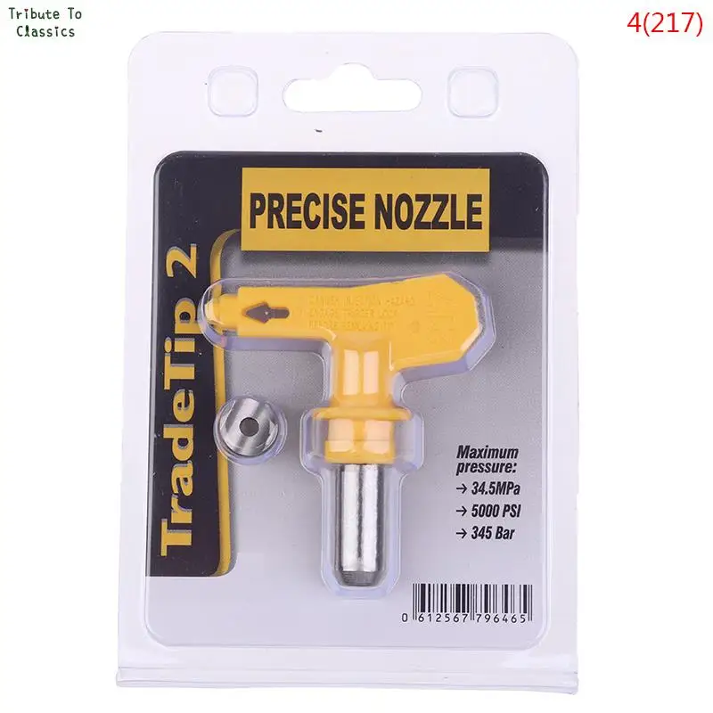 Yellow Series 5 Airbrush Nozzle For Painting Airless Paint Spray G Un Tip Powder Coating Portable Paint Sprayer Auto Repair Tool welding hard hat