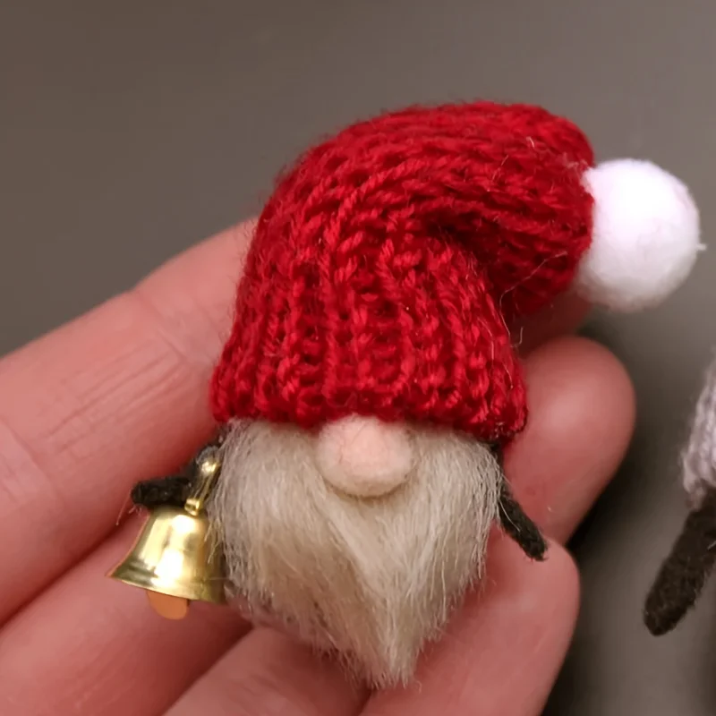 100 Stück 8 mm Mini Gold Silber Jingle Bell Weihnachtsbaum Dekoration Haustier hängende Metallglocke DIY handgemachte Glocke Bastelzubehör – Detail 6