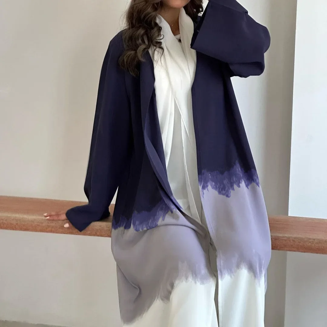 Ramadan Eid Fashion Abaya Kimono Muslim Abayas for Women Luxury Dubai Arabic Cardigan Islam Arab Clothing Kaftan Robe Musulmane