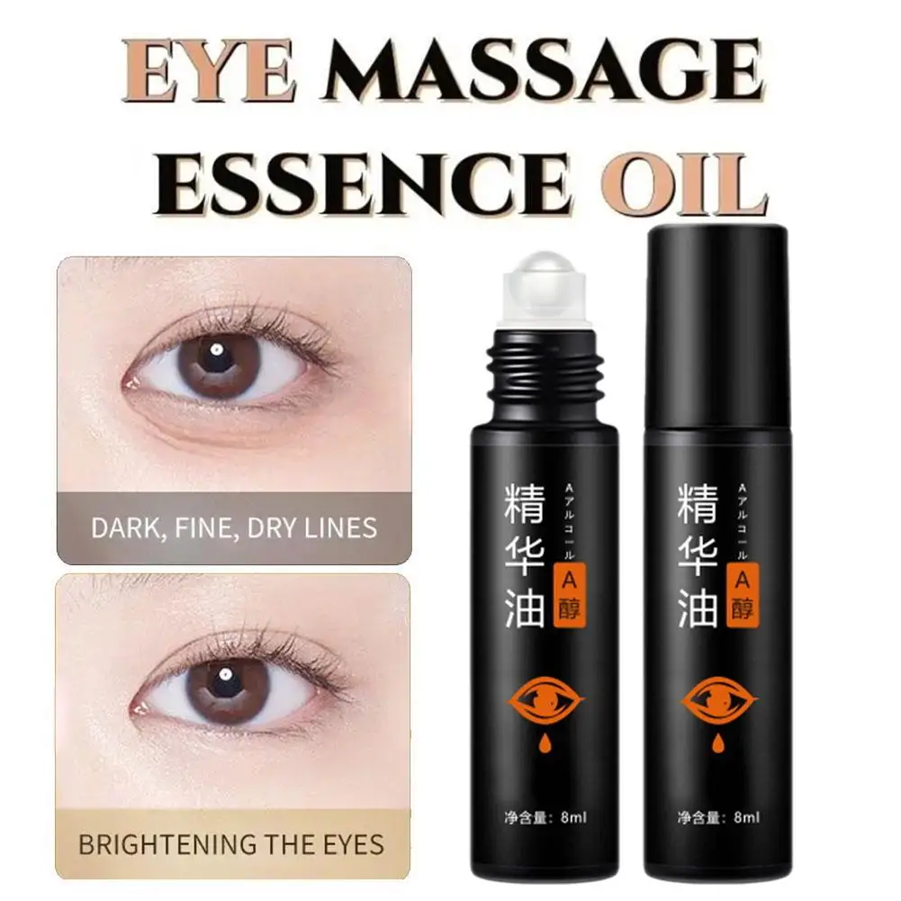 

8ml Anti-Wrinkle Eye Essence Oil Anti-aging Remover Eye Circles hot Puffiness Bag Essence Against Care Dark Care Skin H8S3