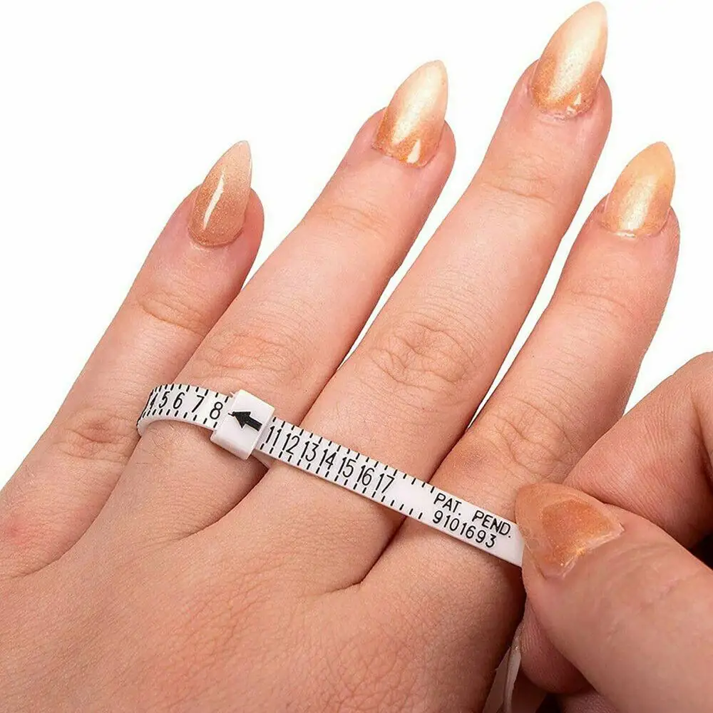 Brand new ring size ruler ring measurement tool hand ring ring