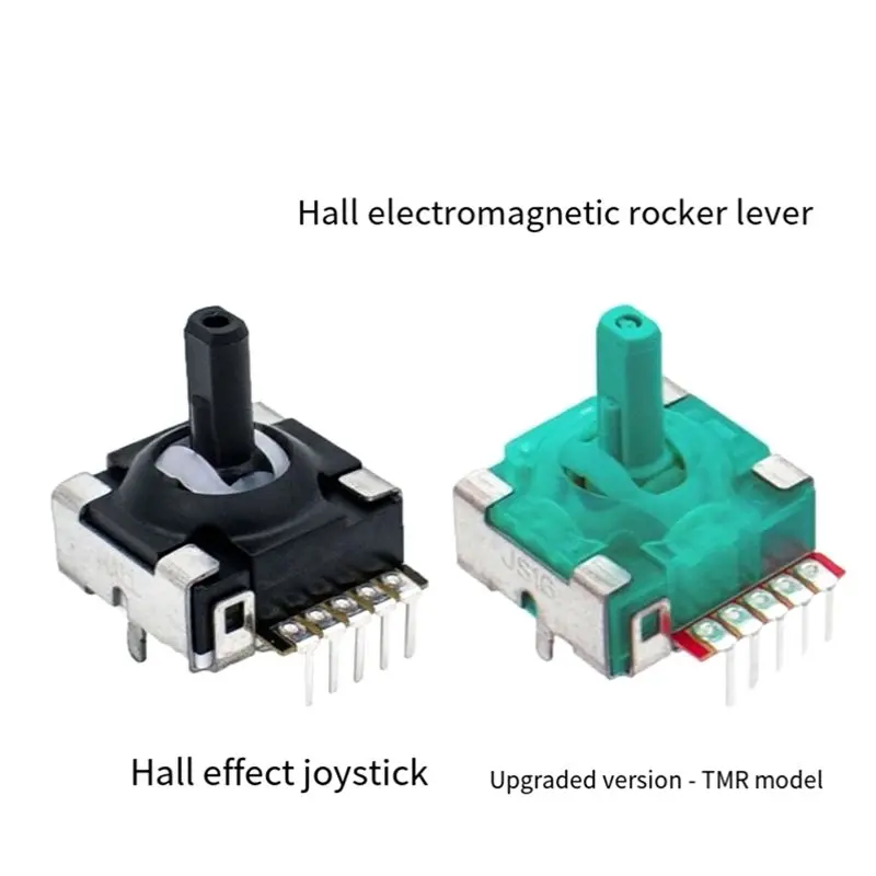 T43C-FLYDIGI Vader 3 Pro용 Gamesir G8 2Pcs JH16 홀 이펙트 조이스틱 JS16 TMR 조이스틱 교체 3D 아날로그 스틱 JH16