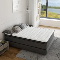 Queen Mattress, 10 Inch Innerspring Hybrid Mattress in a Box, Individually Pocket Coils for Motion Isolation & Cool Sleep 2