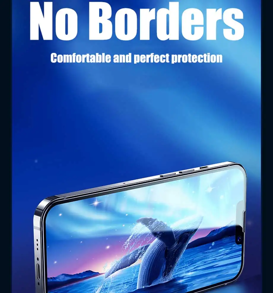 S3a48164751d4413d8ddfa1dfff6d784bH 4PCS Tempered Glass for iPhone 11, 12, 13, 14, 15 Pro, XR, X, XS Max Screen Protector on for iPhone 12, 13 Mini, 7, 8, 6 Plus SE Glass Mallzona