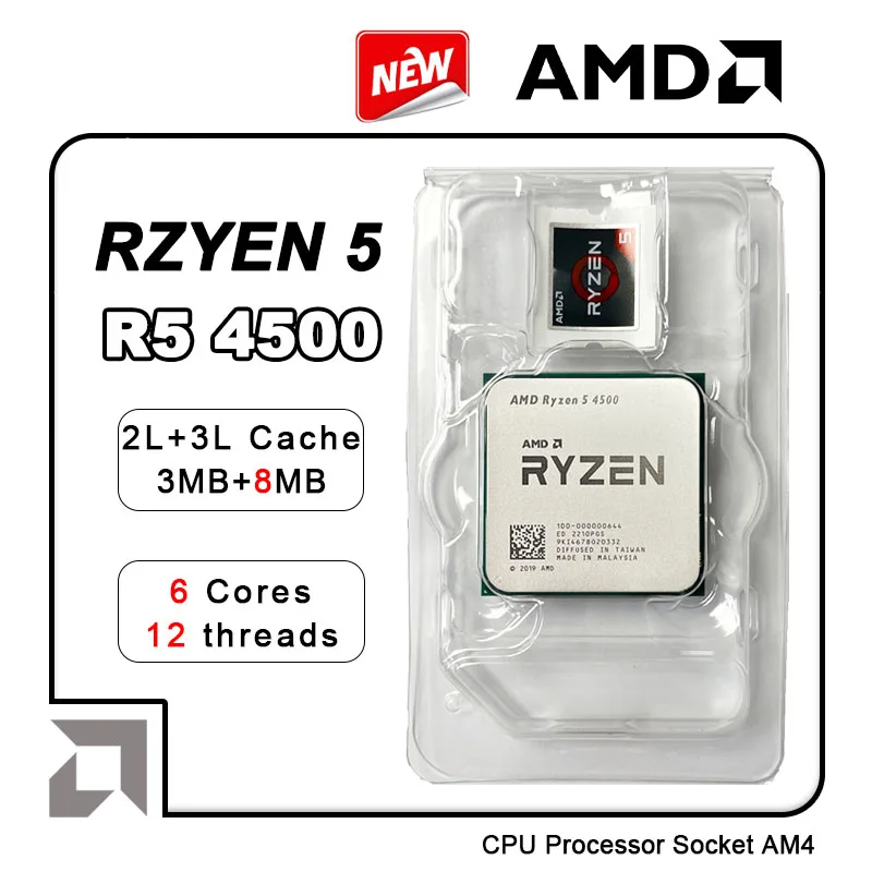 Ryzen 4000 Series 6-Core 65W None Graphics Desktop Processor