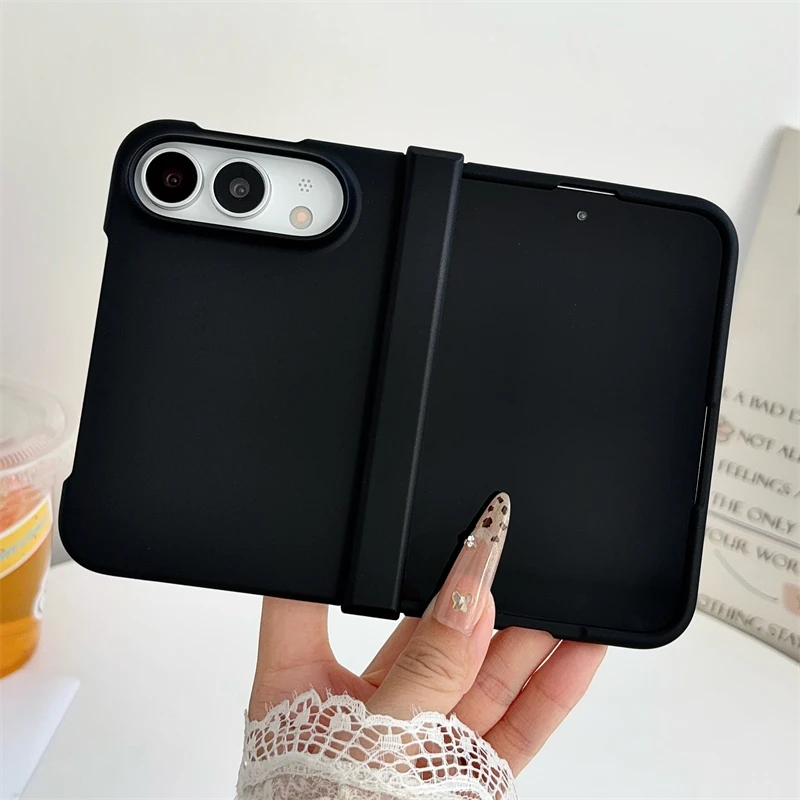 Dual Skin Feel Matte Solid Color Case - Shockproof Slim Hard PC Back Cover with Hinge Protection