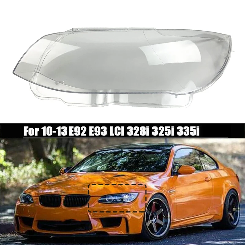 

Прозрачная накладка на переднюю фару автомобиля для BMW E92 E93 LCI 328I 325I 335I 3.0L 2010-2013
