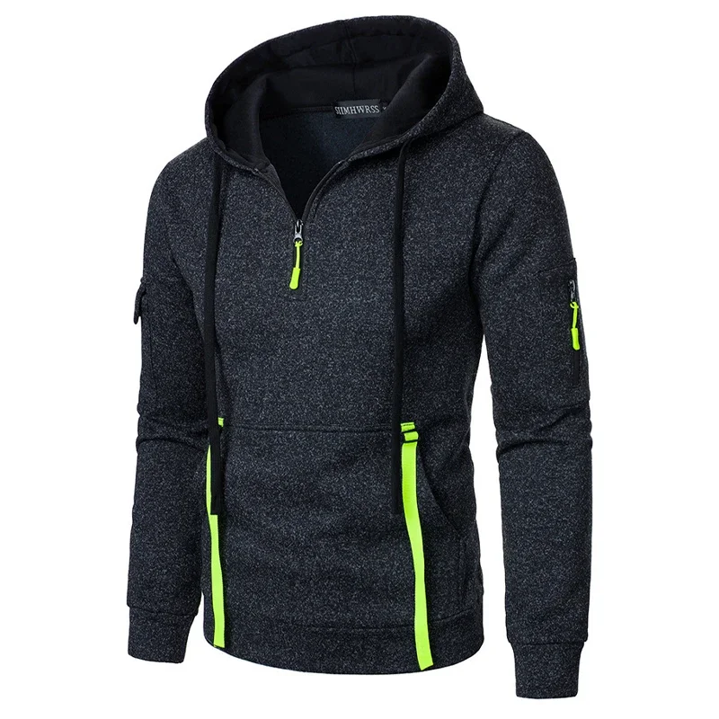 Animal Game Outdoor Men's Casual Hoodie Zipper Pullover Sweatshirts for Men Oversize Outerwear Warm Work Coat Tracksuit Men