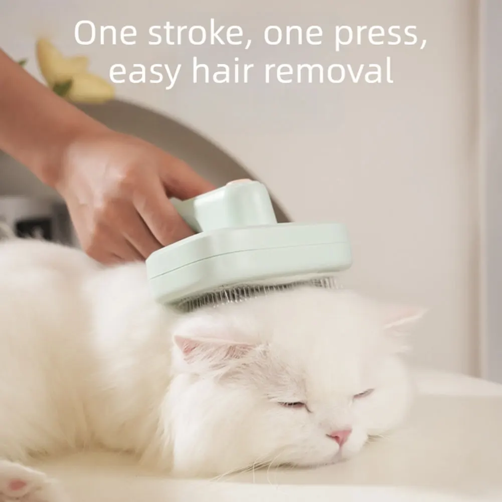 Pet grooming brush features and design
