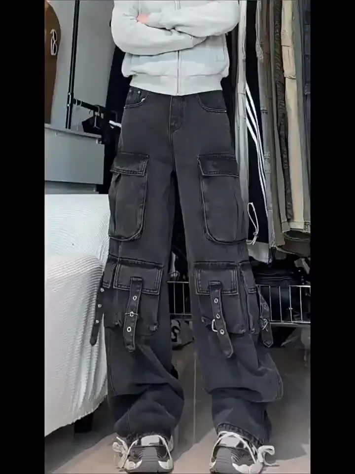 パンツ 00s Japanese Label cargo wide pants Y2K 00s archive japanese label cargo pants