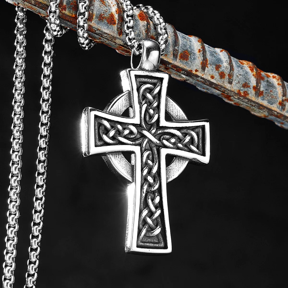 Western Cross Necklaces For Men