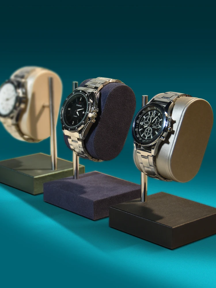 Pu Watch Stand Storage Watch Holder Display Stand Rotating Metal Bracket Counter Support Apple Charging