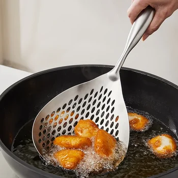 Stainless Steel Skimmer Strainer Spoon 1