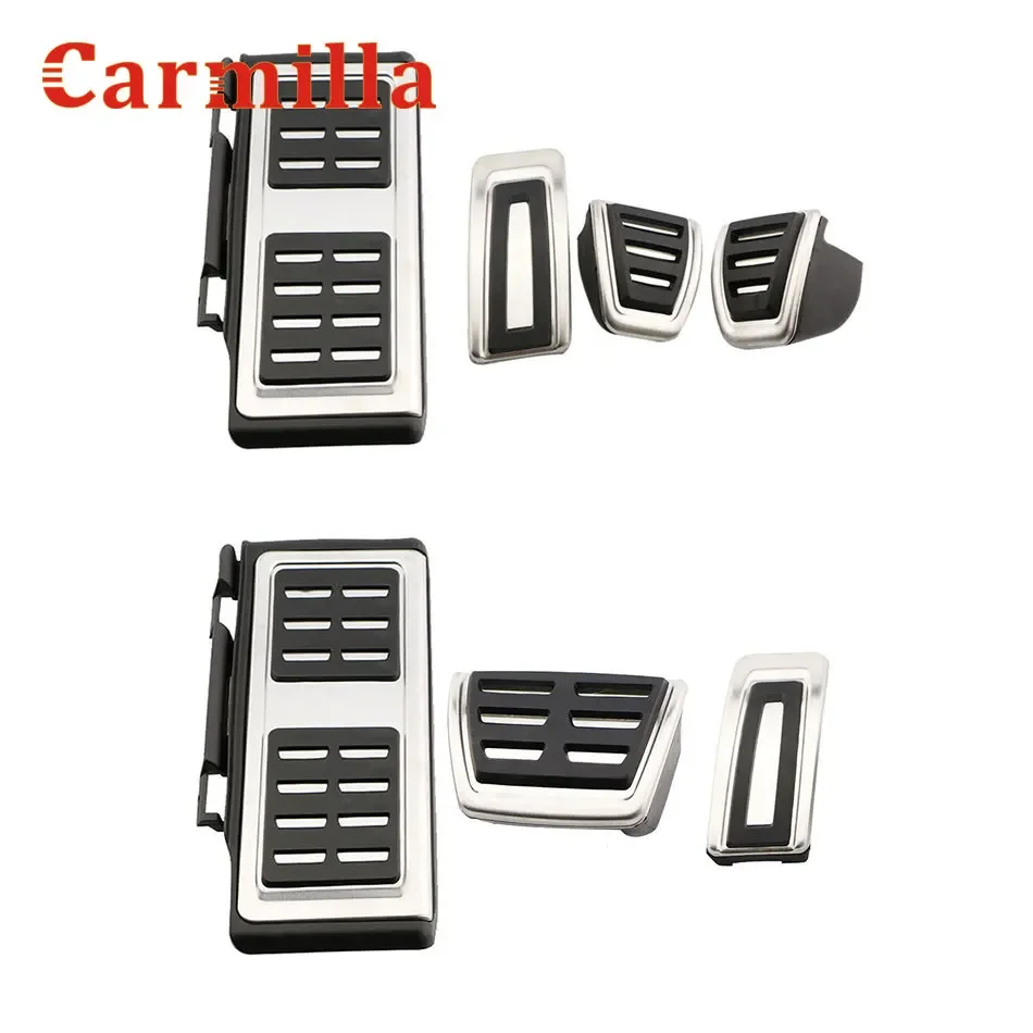 Car Pedal Pedals Cover for Skoda Kamiq Combi SCALA Octavia A7 Rapid Superb Karoq Kodiaq LHD car accessories car pedals pedal cover stainless steel pedal cover