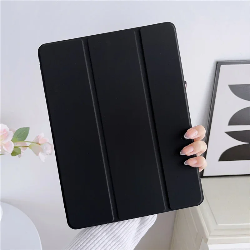 Premium Trifold Tablet Case with Pen Holder and Soft Back Stand