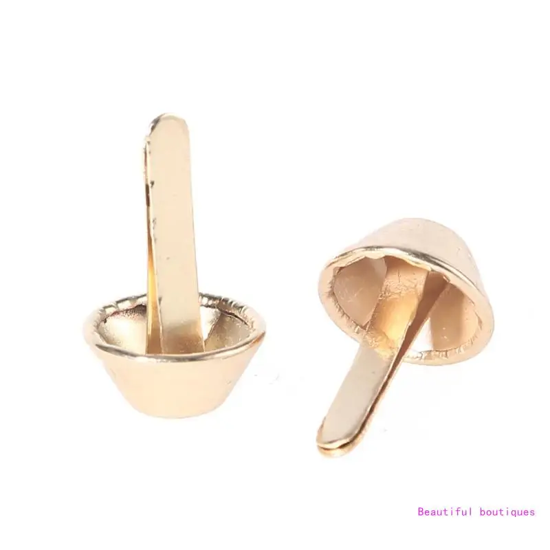 Haisheng 40 Set Piedini per Borse Borchie per Piedi Piedi Borsa a Chiodo Piatta Rivetto Piedi