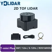 EAI YDLIDAR T-mini Plus Lidar Sensor Kit TOF ROS Robot SLAM Navigation 360° 12m Distance Scanner Module Support ROS1 and ROS2 1