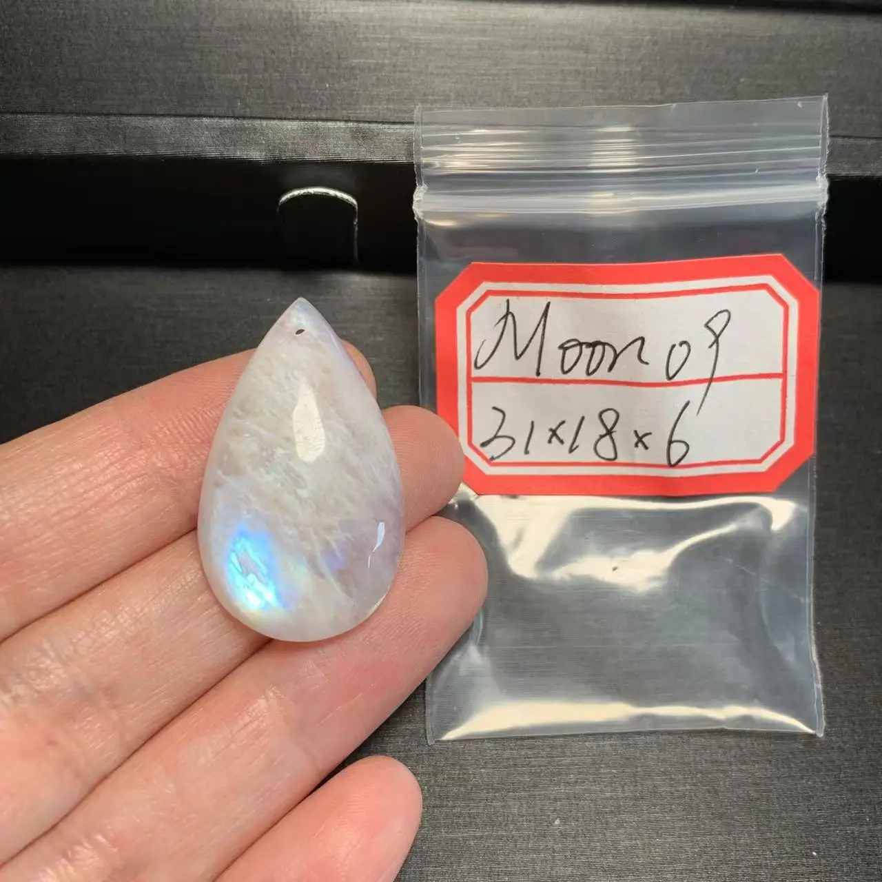 11MM Natural Blue Moonstone Pendant Necklace Fine Jewelry Stones Healing Energy Gift Lucky Jewelry