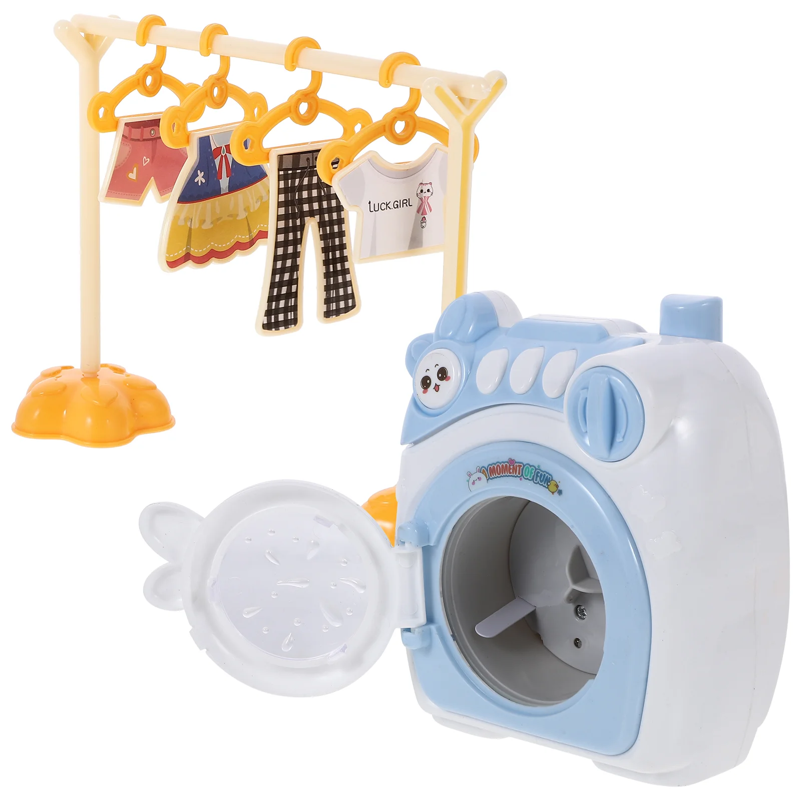 Mini Rotating Roller Toy Washing Machine Kids Educational Appliance Simulation Pretend Play Housekeeping Washer Toy Mini Home