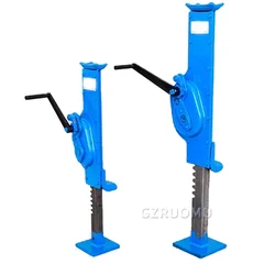 Screw Jack Double Section 10 Tons Vertical Hand Jack Vehicle Maintenance Mechanical Top Mine Professional Top 1PC