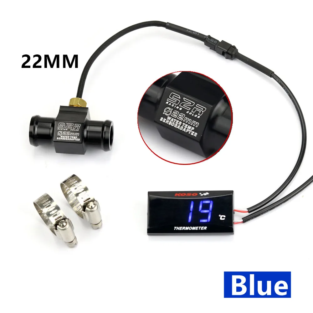 Motorcycle Water Temperature Gauge Universal Digital Display