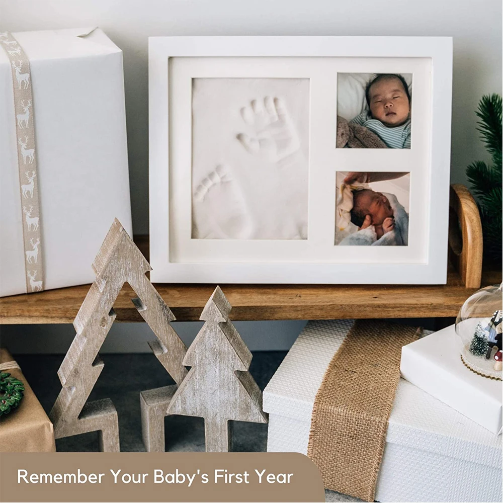 Baby Hand and Footprint Art Baby Hand and Footprint Kit Included  Personalised Baby Keepsake New Baby Gift New Mum Gift Baby Gift 
