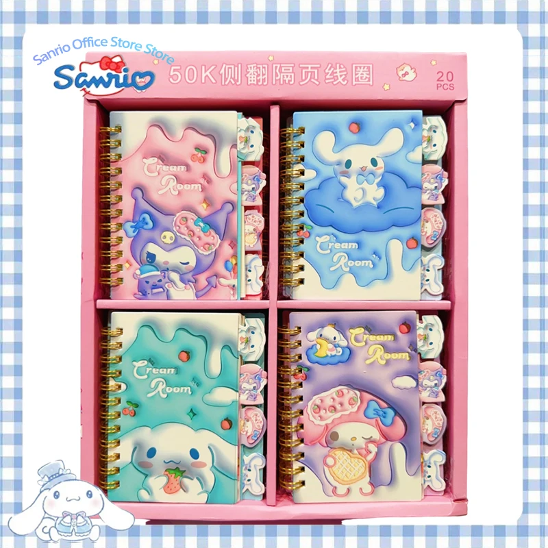 

Новинка Sanrio акриловый мультяшный кулон A7 блокнот 3d Kuromi Kawaii ученический блокнот для записей канцелярские принадлежности 20 шт. оптовая продажа