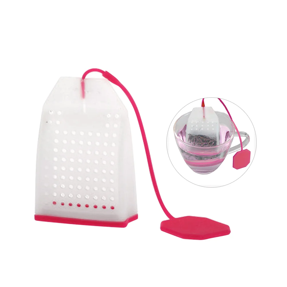 Tea Infuser Silicone Tea Infuser Reusable Filters Loose Leaf Kitchen Dining Bar Teapots Mugs Party Gifts