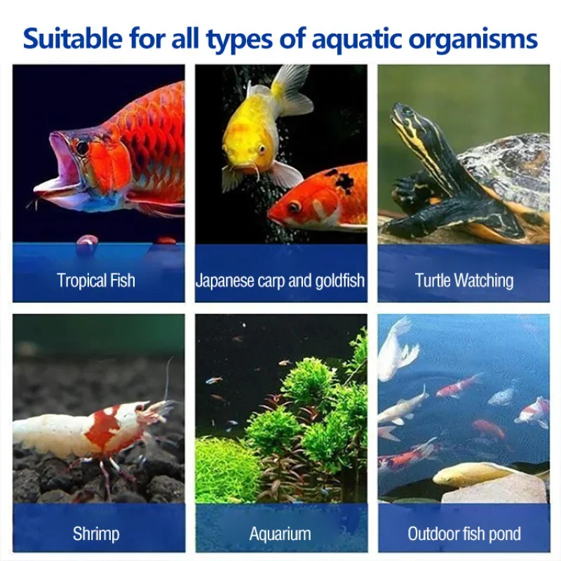 Fish Tank Algae Remover Fish Tank Water Purification Tablets Purify Water Clear Clarifying Agent Stand To Remove Odor fish tank algae remover