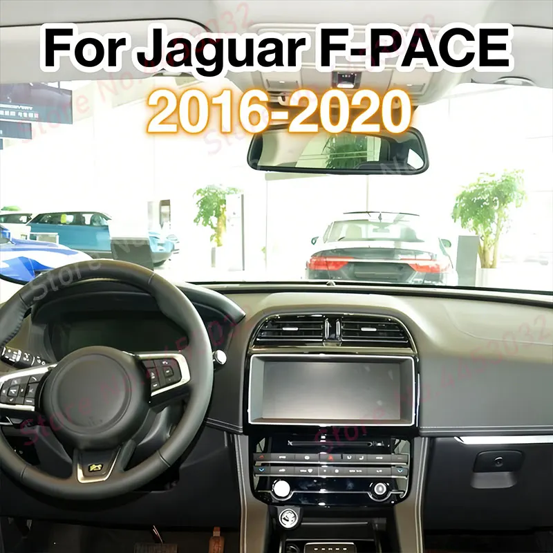 재규어 F-PACE 2016-2020용 중력식 차량용 핸드폰 거치대, 자동 클램핑 ..
