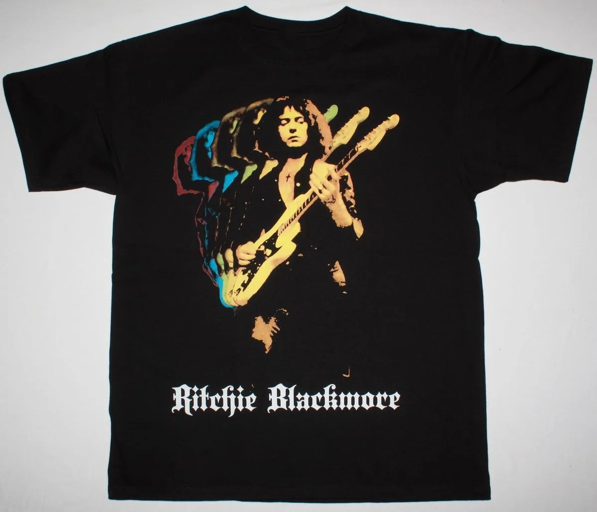 Ritchie Blackmore Rock'N'Roll Rainbow Deep Purple T Shirt 3 A088