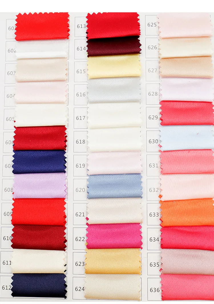 Ivory 395 Matte Thick Satin Fabric for Romantic Wedding Dresses Bridal Handmade Accessories DIY 1 Yard