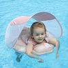 Baby Summer Swimming Float With Sun Canopy Inflatable Infant Floating Swim Kids Boys Girls Swim Pool Accessories Circle Bathing 6