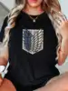 【1146716】Plus size women's round neck short sleeve T-shirt with elastic half sleeves and trendy prints